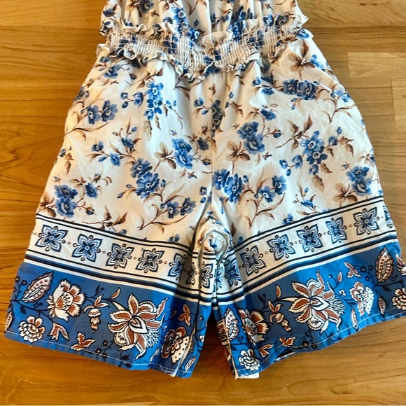 Janie + Jack Floral Border Jumpsuit Size 12-18 Months - Picture 5 of 15